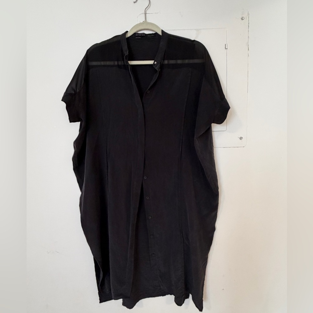 All Saints Silk Black Dress / Shirt